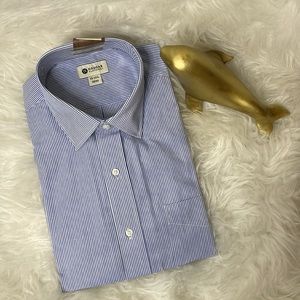 HAGGAR Men's Fitted Dress Shirt